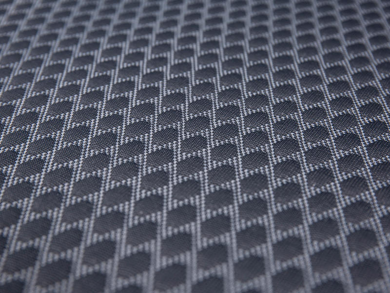Tessuto per materasso in poliestere jacquard lavorato a maglia